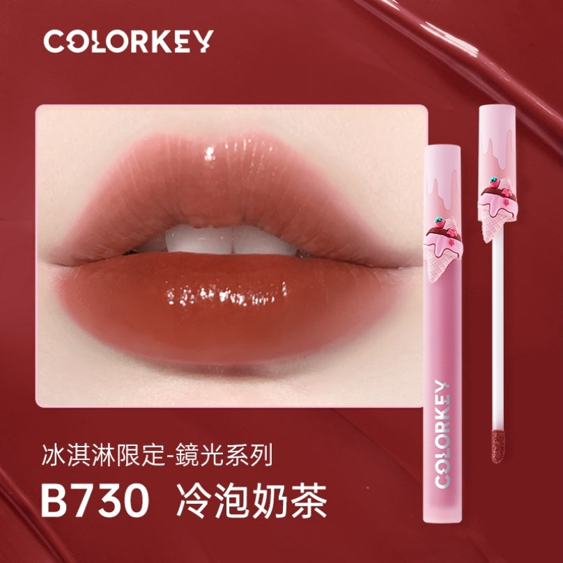 COLORKEY COLORKEY Ice Cream Limited-Mirror Series Mirror Lip Glaze