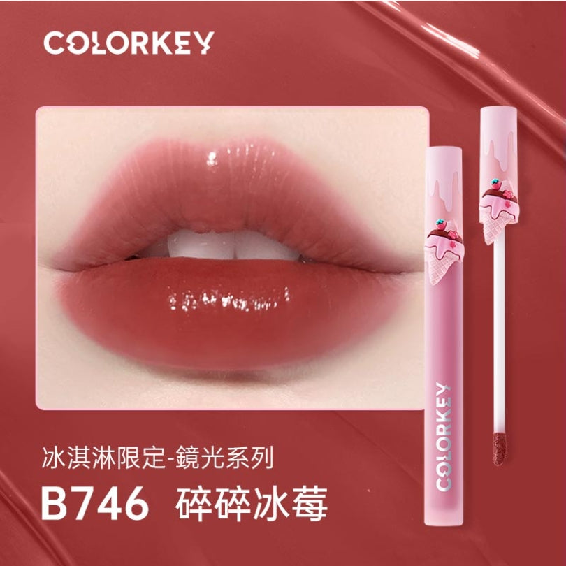 COLORKEY COLORKEY Ice Cream Limited-Mirror Series Mirror Lip Glaze