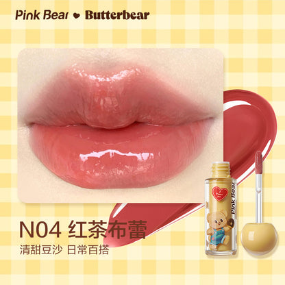 PINK BEAR 皮克熊 Butterbear 黃油小熊 聯名款 有色唇蜜